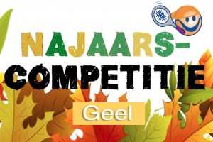 Indeling Najaarscompetitie Geel is bekend!